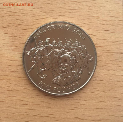 Джерси 5 фунтов 2004 Крымская Война Крона Шайба Крым - dzhersi_5_funtov_2004_krymskaja_vojna_krona_shajba_krym