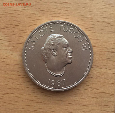 Крона Шайба Тонга 1 паанга 1967 Салоте - krona_shajba_tonga_1_paanga_1967_salote_lot_2