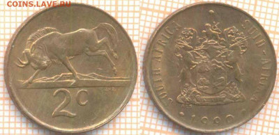 ЮАР 2 цента 1990 г., до 09.12.2020 г. 22.00 по Москве - ЮАР 2 цента 1990 2461