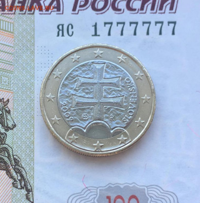 биметалл 1 евро Словакия 2009 - bimetall_1_evro_slovakija_2009
