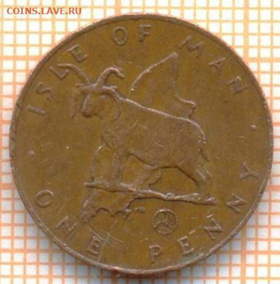 Мэн 1 пенни 1979 г., до 09.12.2020 г. 22.00 по Москве - Мэн 1 пенни 1979 2468а
