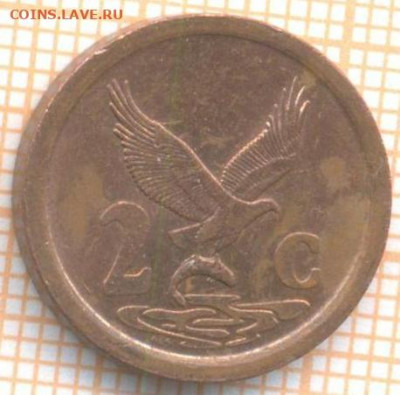 ЮАР 2 цента 1995 г., до 09.12.2020 г. 22.00 по Москве - ЮАР 2 цента 1995 2470а