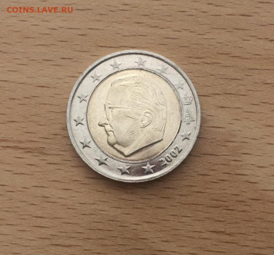 биметалл 2 евро Бельгия 2002 Альберт II - bimetall_2_evro_belgija_2002_albert_ii