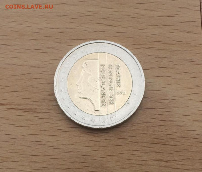 биметалл 2 евро Нидерланды 2001 - bimetall_2_evro_niderlandy_2001