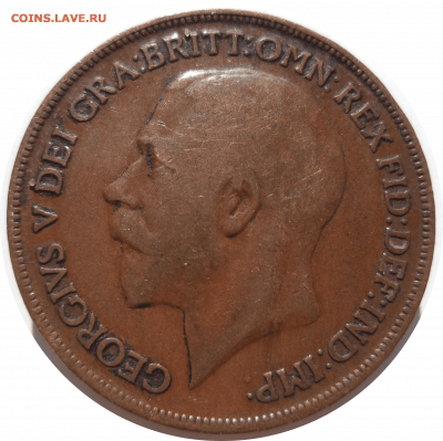 1 пенни 1921 г. ВЕЛИКОБРИТАНИЯ до 05.12.20 в 22:00 МСК - Rounded_20201204_163440
