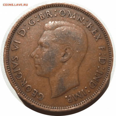 1 пенни 1945 г. ВЕЛИКОБРИТАНИЯ до 05.12.20 в 22:00 МСК - Rounded_20201204_164930