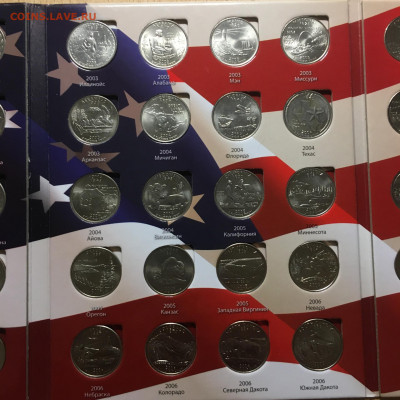 США 25 центов 1999-2009 Набор"Штаты и территории" 56 монет - image-19-11-20-07-34-1