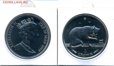 Мэн 1 крона 1999 Британская кошка	 до 	10.12.20	 22:00 МСК - M_03