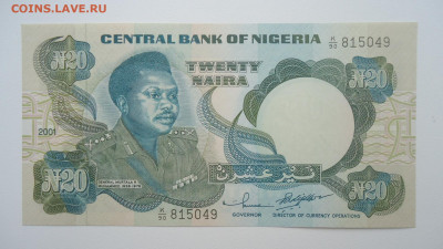 НИГЕРИЯ 20 НАЙРА 2001 UNC - DSC07664.JPG
