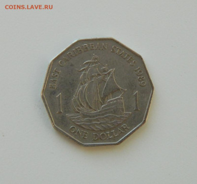 Восточные Карибы 1 доллар 1989 г. (Парусник) до 10.12.20 - DSCN3998.JPG