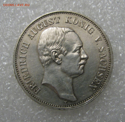 Королевство Саксония. Фридрих Август III. 5 МАРОК 1914 года. - Саксония (3).JPG
