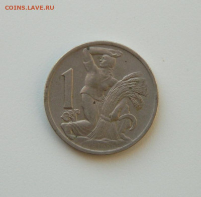 Чехословакия 1 крона 1922 г. до 10.12.20 - DSCN4090.JPG