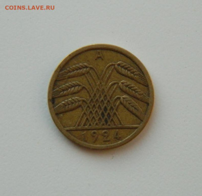 Германия 5 рейхспфеннигов 1924 г. "А". до 10.12.20 - DSCN4075.JPG