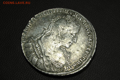 1 рубль 1734, переходный портрет. До 10.12.20 - 2
