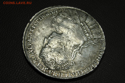 1 рубль 1734, переходный портрет. До 10.12.20 - 3