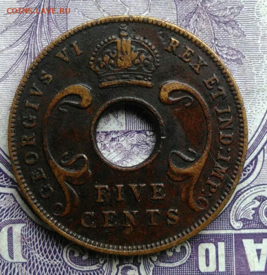 Восточная Британская африка 5 центов 1942 года 11.12.2020 - IMG_20201208_090809