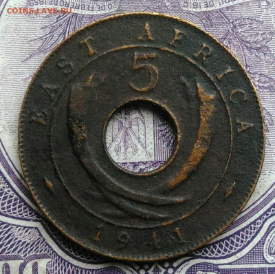 Восточная Британская африка 5 центов 1941 года 11.12.2020 - IMG_20201208_091049
