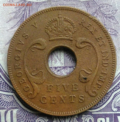 Восточная Британская африка 5 центов 1935 года 11.12.2020 - IMG_20201208_090736