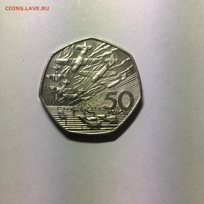 Британия 50 пенсов 1994г"50 лет высадки союзников в Норман - image-13-10-20-09-00-1