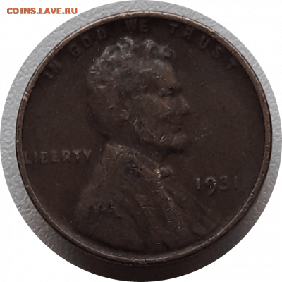 1 цент 1931 г. США до 10.12.20 в 22:00 МСК - Rounded_20201209_002245