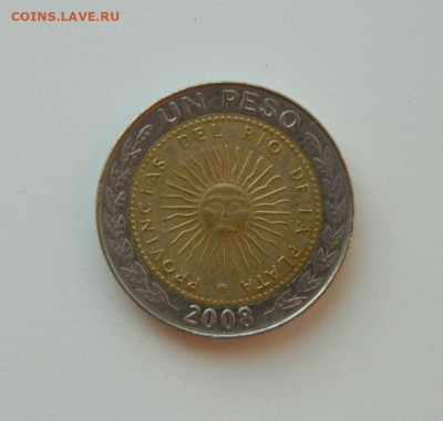 Аргентина 1 песо 2008 г. (БИМ) до 14.12.20 - DSCN4267.JPG
