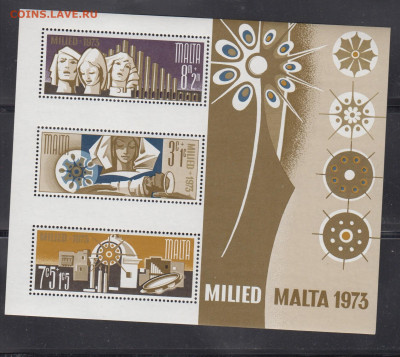 Мальта 1973 блок ** до 14 12 - 41