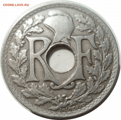 25 сантимов 1924 г. ФРАНЦИЯ до 10.12.20 в 22:00 МСК - Rounded_20201209_225016