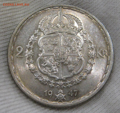 Швеция 2 кроны 1947 до 13.12 - IMG_3783.JPG