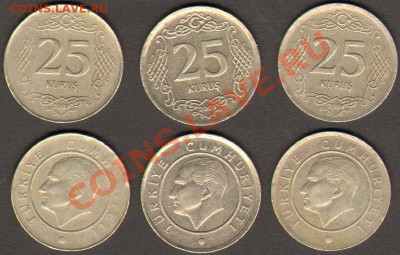 монеты Турции продажа - Турция 25 курушей
