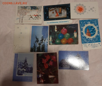 СССР ПК С новым годом (2) 10шт до 16 12 - 78