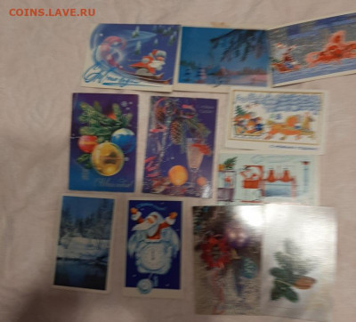 СССР ПК С новым годом (9) 10шт до 16 12 - 85