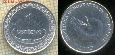 Тимор 1 сентаво 2003 г., до 15.12.2020 г. 22.00 по Москве - Тимор 1 сентаво 2003 6311