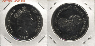 Н.Зеландия 1$ 1989 Штанга до 15.12.20 22-00 мск - NZ 1$ 1989 Штанга