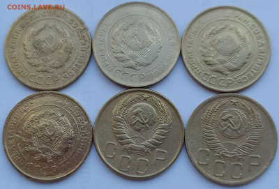 5 коп 1928-30(2)-31-46-52гг. до 18.12.20. 22-00 Мск - 5 коп 1928-52гг. - 6шт (3)