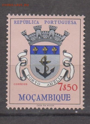 Португальский Мозамбик 1961 герб 1м** до 17 12 - 640