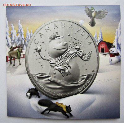 Канада 20 долларов 2014 г. Снеговик до 20.12.20 г. 22:00 - IMG_2046.JPG