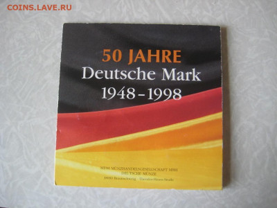 Германия. Буклет монет 50лет немецкой марке. - IMG_2544.JPG