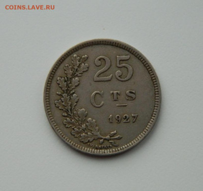 Люксембург 25 сантимов 1927 г. до 21.12.20 - DSCN4359.JPG