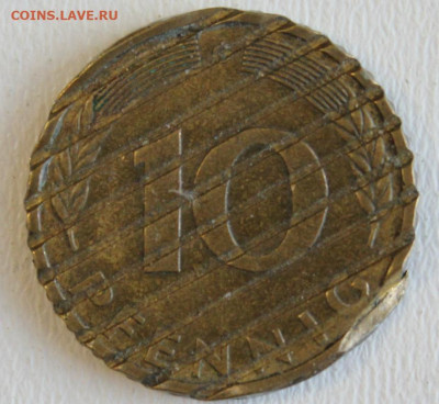 С РУБ.ФРГ 10 пфеннигов 1985г.ГАШЕНЫЕ до 21.12 в 22-00 - IMG_8682.JPG
