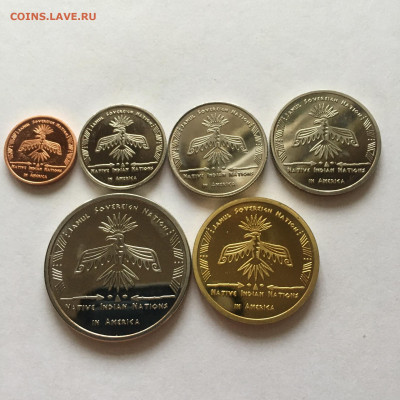 США 2017 "Индейская резервация Blackfoot Trbes" Набор - image-21-11-20-02-53-2