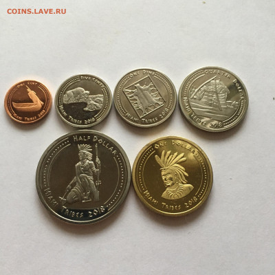США 2018 "Индейская резервация Maiami Tribes" Набор, proof - image-21-11-20-02-53-1
