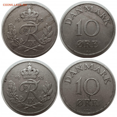 ФИКС Дания (10 эре 1949-1958 гг) до 17.12.20 в 22:00 МСК - CollageMaker_20201215_211817172