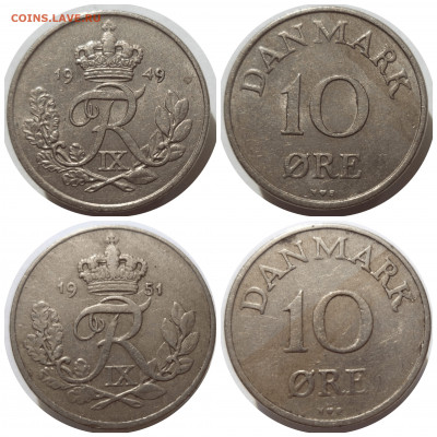 ФИКС Дания (10 эре 1949-1958 гг) до 17.12.20 в 22:00 МСК - CollageMaker_20201215_211752652