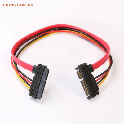 7+15 pin SATA кабель удлинитель - сата 7-15