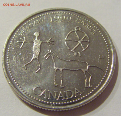 25 центов 1999 февраль Канада №1 22.12.2020 22:00 МСК - CIMG6820.JPG