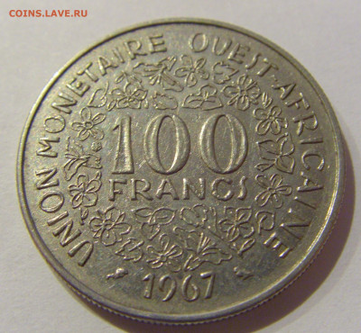 100 франков 1967 Зап. Африка №1 23.12.2020 22:00 МСК - CIMG7173.JPG