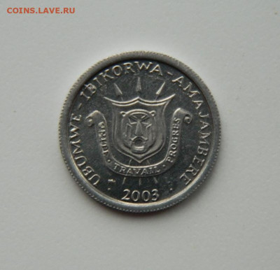 Бурунди 1 франк 2003 г. до 21.12.20 - DSCN4434.JPG