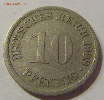 10 пфеннигов 1908 F Германия №3 25.12.2020 22:00 МСК - CIMG7431.JPG