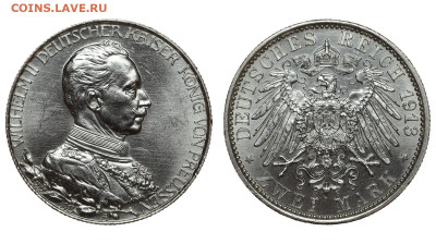Пруссия. 2 марки 1913 г. Мундир. До 23.12.20. - Р567.JPG