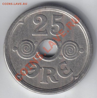Дания 25 эре 1924 до 1.10 21.00мск - Дания 25 эре 1924-2